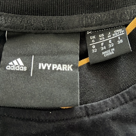 ADIDAS IVY PARK 3-Stripes Crop Tee - Picture 9 of 9